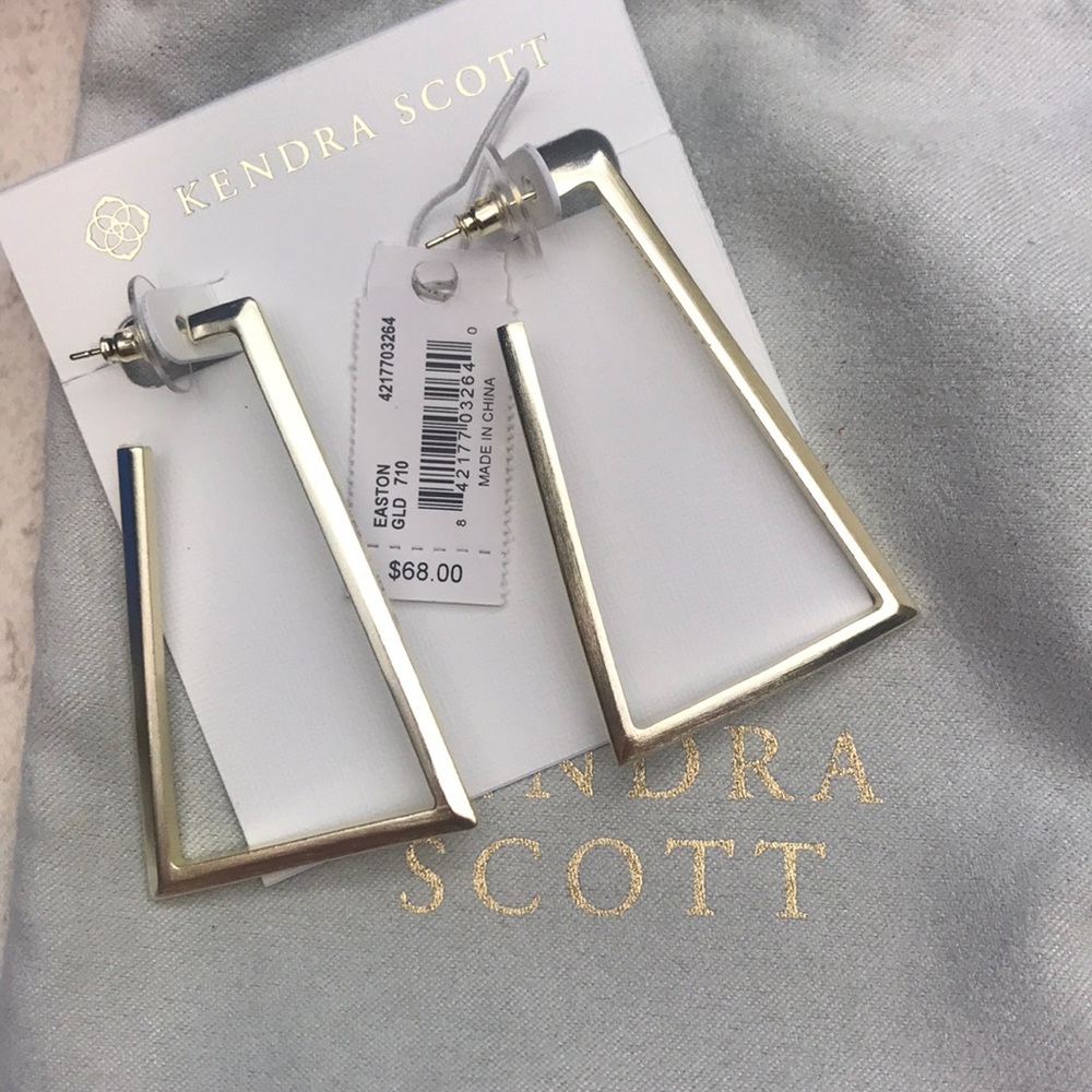 Kendra Scott — Easton Hoop Earrings In Gold